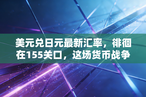 美元兑日元最新汇率，徘徊在155关口，这场货币战争到底谁在受伤？