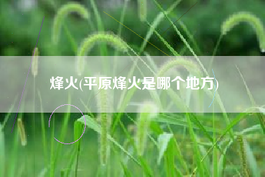 烽火(平原烽火是哪个地方)