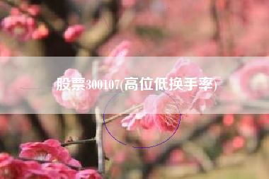 股票300107(高位低换手率)