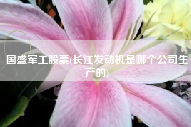 国盛军工股票(长江发动机是哪个公司生产的)