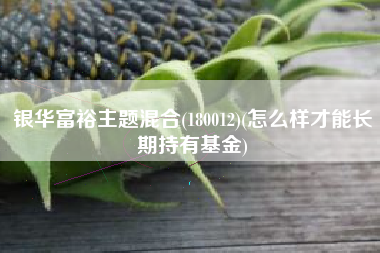 银华富裕主题混合(180012)(怎么样才能长期持有基金)