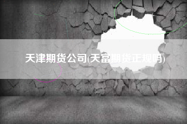 天津期货公司(天富期货正规吗)