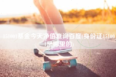 151001基金今天净值查询百度(身份证151001是哪里的)
