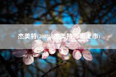 杰美特(300868杰美特哪天上市)