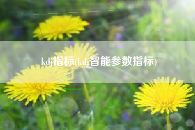 kdj指标(kdj智能参数指标)