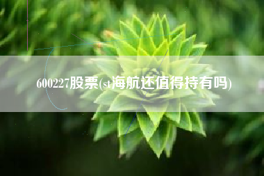 600227股票(st海航还值得持有吗)