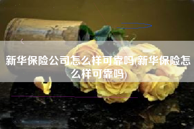新华保险公司怎么样可靠吗(新华保险怎么样可靠吗)