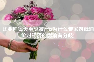 比亚迪每天至少减产2(为什么专家对低油价对经济的影响有分歧)