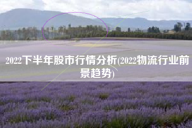 2022下半年股市行情分析(2022物流行业前景趋势)