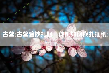 古鳌(古鳌验钞扎捆一体机如何换扎捆纸)