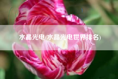 水晶光电(水晶光电世界排名)