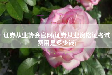 证券从业协会官网(证券从业资格证考试费用是多少钱)