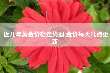 近几年黄金价格走势图(金价每天几点更新)