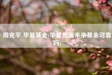 周克平 华夏基金(华夏创新未来基金可靠吗)