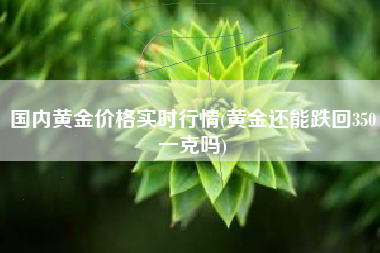 详细阅读:国内黄金价格实时行情(黄金还能跌回350一克吗) 国内黄金价格实时行情(黄金还能跌回350一克吗)