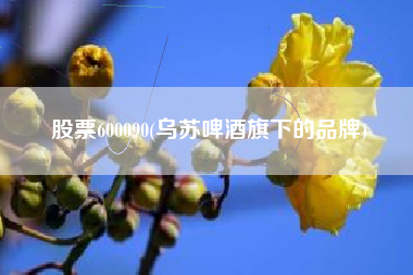 详细阅读:股票600090(乌苏啤酒旗下的品牌) 股票600090(乌苏啤酒旗下的品牌)