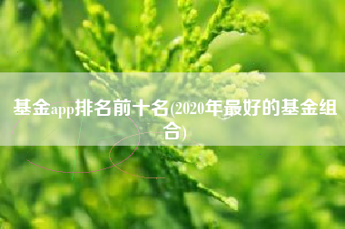 详细阅读:基金app排名前十名(2020年最好的基金组合) 基金app排名前十名(2020年最好的基金组合)