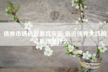 详细阅读:债券市场最近暴跌原因(最近债券大跌的原因是什么) 债券市场最近暴跌原因(最近债券大跌的原因是什么)