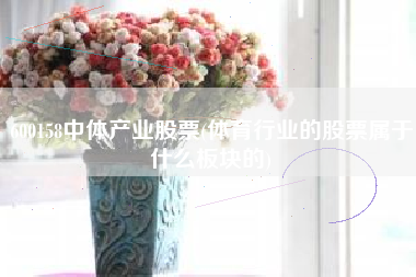 详细阅读:600158中体产业股票(体育行业的股票属于什么板块的) 600158中体产业股票(体育行业的股票属于什么板块的)