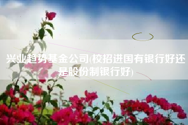 详细阅读:兴业趋势基金公司(校招进国有银行好还是股份制银行好) 兴业趋势基金公司(校招进国有银行好还是股份制银行好)