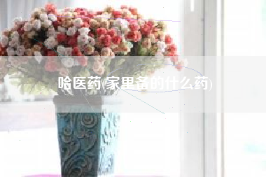 哈医药(家里备的什么药)
