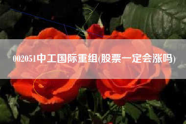 详细阅读:002051中工国际重组(股票一定会涨吗) 002051中工国际重组(股票一定会涨吗)