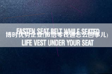 博时优势企业(微信零钱通怎么回事儿)