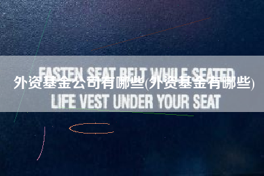 详细阅读:外资基金公司有哪些(外资基金有哪些) 外资基金公司有哪些(外资基金有哪些)