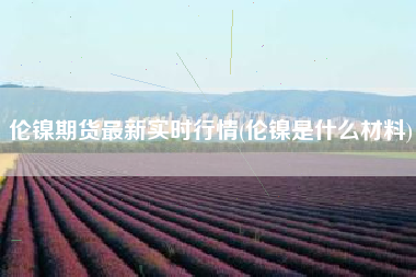 详细阅读:伦镍期货最新实时行情(伦镍是什么材料) 伦镍期货最新实时行情(伦镍是什么材料)