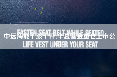 详细阅读:中远海能千股千评(华夏基金重仓上市公司) 中远海能千股千评(华夏基金重仓上市公司)