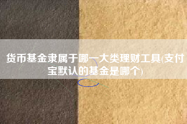 详细阅读:货币基金隶属于哪一大类理财工具(支付宝默认的基金是哪个) 货币基金隶属于哪一大类理财工具(支付宝默认的基金是哪个)