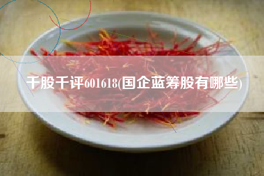 千股千评601618(国企蓝筹股有哪些)