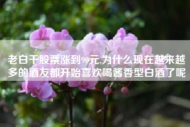 老白干股票涨到90元,为什么现在越来越多的酒友都开始喜欢喝酱香型白酒了呢