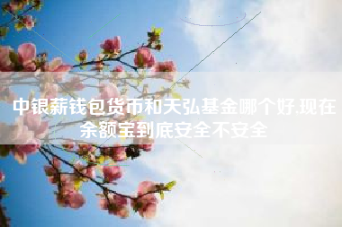 中银薪钱包货币和天弘基金哪个好,现在余额宝到底安全不安全