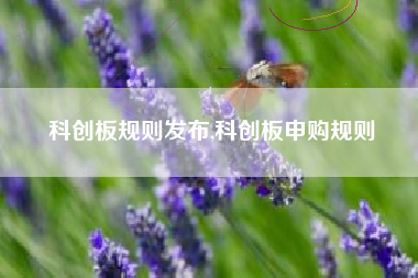 详细阅读:科创板规则发布,科创板申购规则 科创板规则发布,科创板申购规则