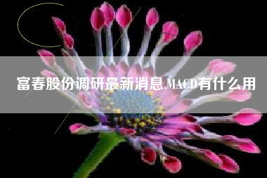 富春股份调研最新消息,MACD有什么用