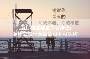 南方稳健基金今日净值(
怎样去看一支基金可不可以买)