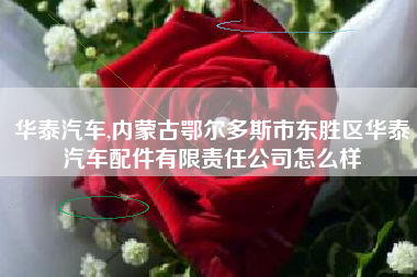 华泰汽车,内蒙古鄂尔多斯市东胜区华泰汽车配件有限责任公司怎么样