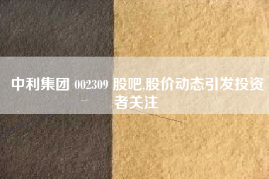 中利集团 002309 股吧,股价动态引发投资者关注
