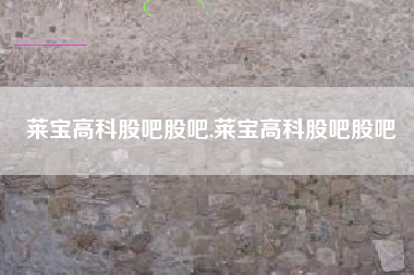 莱宝高科股吧股吧,莱宝高科股吧股吧