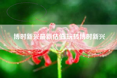 博时新兴最新估值,玩转博时新兴