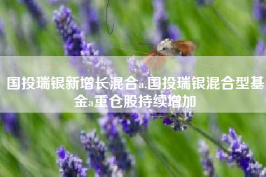 国投瑞银新增长混合a,国投瑞银混合型基金a重仓股持续增加