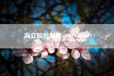海立股份股票600619,600619