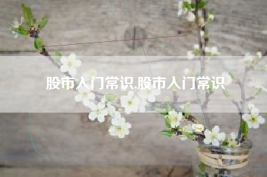 股市入门常识,股市入门常识