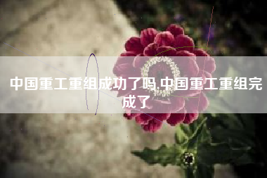 中国重工重组成功了吗,中国重工重组完成了