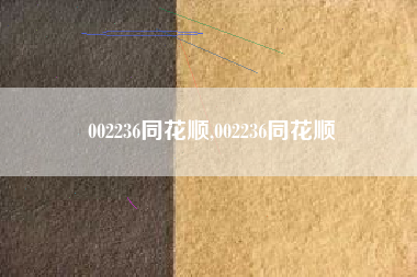 002236同花顺,002236同花顺