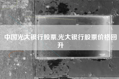 中国光大银行股票,光大银行股票价格回升