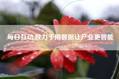 每日互动,致力于用数据让产业更智能