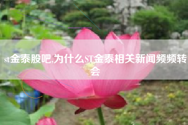 st金泰股吧,为什么ST金泰相关新闻频频转会