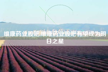 维康药业股吧,维康药业股吧有望成为明日之星